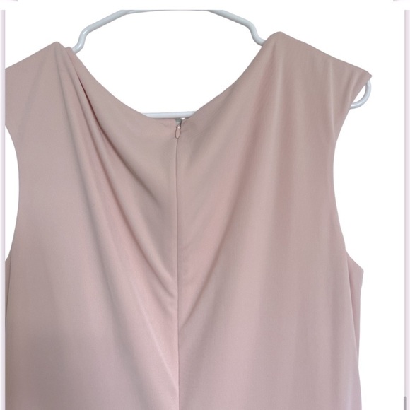 Lauren Ralph Lauren Asymmetrical Jersey Dress in Blush Pink - Picture 12 of 12